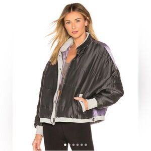 Free People Movement Zamo Varsity Jacket NWT